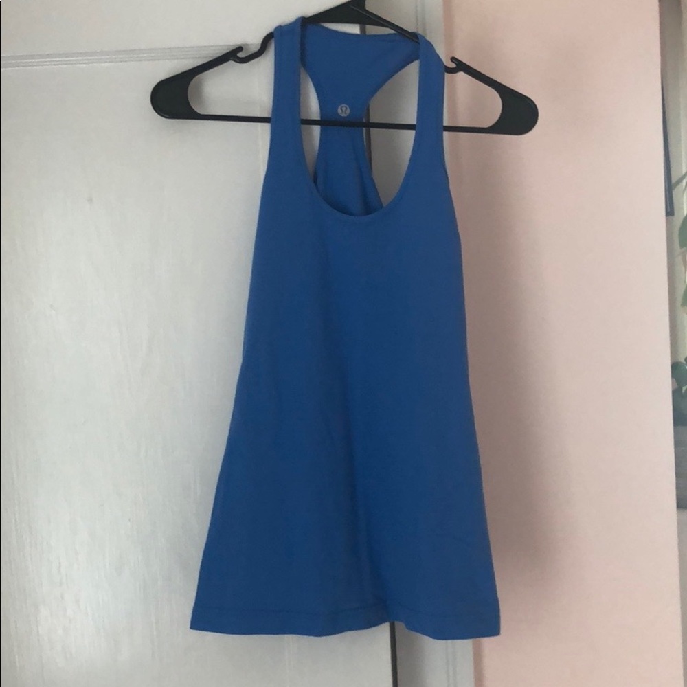 Lululemon Blue Racer Back Tank Top